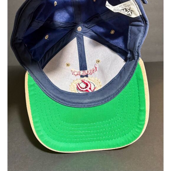 Vintage Husky Tools Hat Home Depot Promo Cap Toughest Name in Tools Blue Suede - Picture 7 of 7